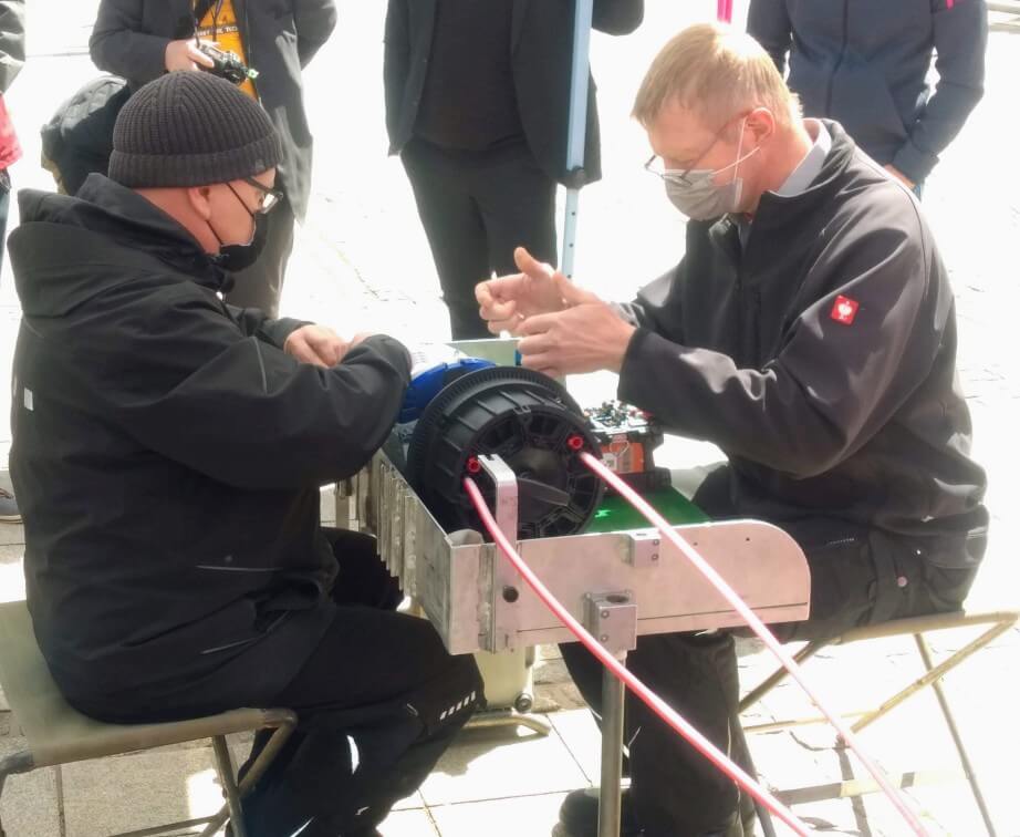 Glasfaser für Zwickau - Spleißen von Fasern